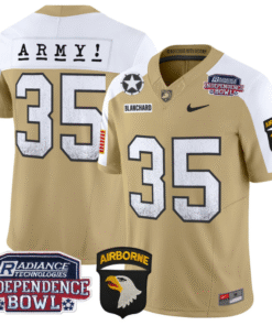 Doc Blanchard Jersey #35 Army Black Knights Independence Bowl Patch Stitched Football 8 D1TRF5A