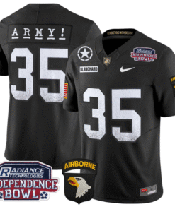 Doc Blanchard Jersey #35 Army Black Knights Independence Bowl Patch Stitched Football 9 DBO8C4O