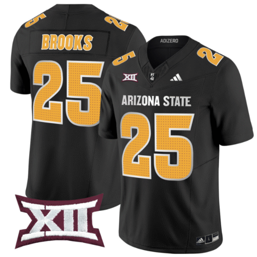 DeCarlos Brooks Jersey #25 Arizona State Sun Devils 2024 Vapor Limited Stitched Football - Image 6