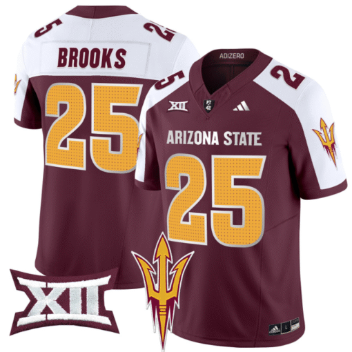DeCarlos Brooks Jersey #25 Arizona State Sun Devils 2024 Vapor Limited Stitched Football - Image 3