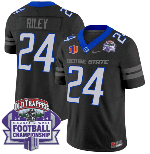 Dylan Riley Jersey #24 Boise State Broncos 2024 Championship Vapor Stitched Football