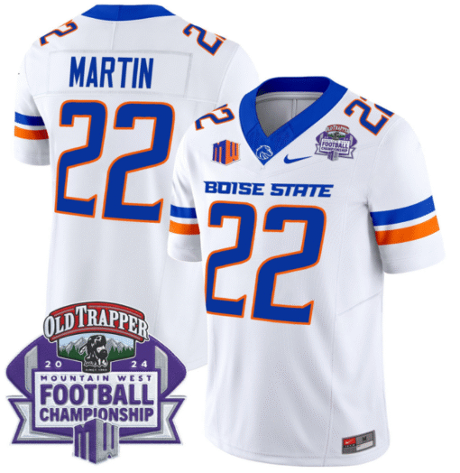 Doug Martin Jersey #22 Boise State Broncos 2024 Championship Stitched Football - Image 2