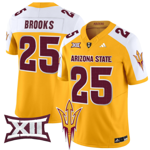 DeCarlos Brooks Jersey #25 Arizona State Sun Devils 2024 Vapor Limited Stitched Football - Image 5