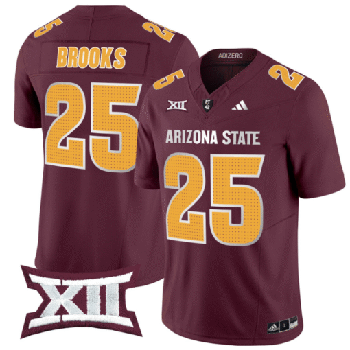 DeCarlos Brooks Jersey #25 Arizona State Sun Devils 2024 Vapor Limited Stitched Football - Image 2