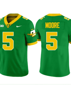 Dakorien Moore Jersey #5 Oregon Ducks Stitched Football