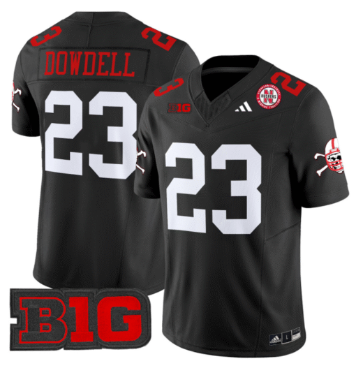 Dante Dowdell Jersey #23 Nebraska Cornhuskers 2024 Vapor Stitched Football - Image 5