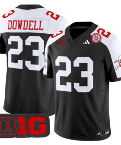 Dante Dowdell Jersey #23 Nebraska Cornhuskers 2024 Vapor Stitched Football