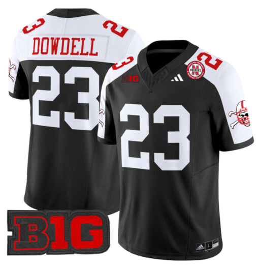 Dante Dowdell Jersey #23 Nebraska Cornhuskers 2024 Vapor Stitched Football