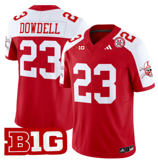 Dante Dowdell Jersey #23 Nebraska Cornhuskers 2024 Vapor Stitched Football - Image 4