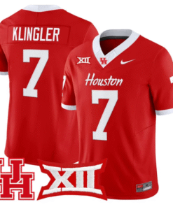 David Klingler Jersey 7 Houston Cougars 2025 Vapor Limited Stitched Red
