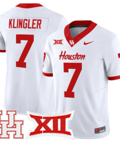 Alternative view of David Klingler Jersey #7 Houston Cougars 2025 Vapor Limited Stitched Football