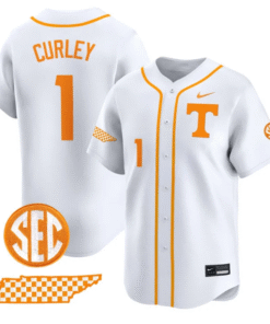 Alternative view of Dean Curley Jersey #1 Tennessee Vols 2025 Vapor Premier Limited Stitched Baseball