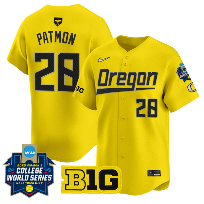 Dezianna Patmon Jersey #28 Oregon Ducks Softball 2025 World Series Stitched Baseball 4 Dezianna Patmon Jersey #28 Oregon Ducks Softball 2025 World Series Stitched Baseball - Image 4