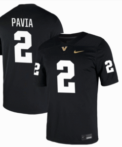 Diego Pavia Jersey #2 Vanderbilt Commodores Football Black
