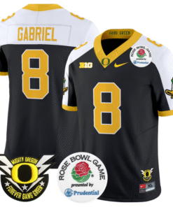 Dillon Gabriel Jersey #8 Oregon Ducks 2024 Rose Bowl Stitched Football