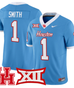 Donovan Smith Jersey #1 Houston Cougars 2025 Vapor Limited Stitched Football