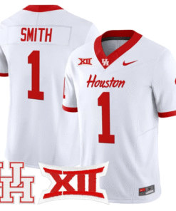Alternative view of Donovan Smith Jersey #1 Houston Cougars 2025 Vapor Limited Stitched Football