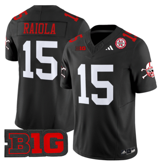 Dylan Raiola Jersey #15 Nebraska Cornhuskers 2024 Vapor Stitched Football - Image 5