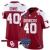 Ethan Downs Jersey #40 Oklahoma Sooners 2025 Armed Forces Bowl Patch Stitched Football 13 Ethan Downs Jersey #40 Oklahoma Sooners 2025 Armed Forces Bowl Patch Stitched Football