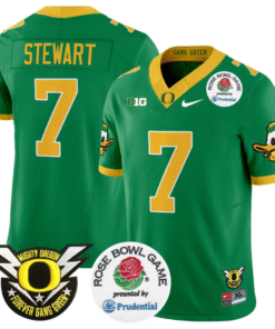 Evan Stewart Jersey #7 Oregon Ducks 2024 Rose Bowl Stitched Football 8 E4GLD7M