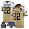 Eli Heidenreich Jersey #22 Navy Midshipmen 2025 Armed Forces Bowl Patch Stitched Football