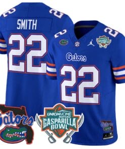 Emmitt Smith Jersey #22 Florida Gators 2025 Gasparilla Bowl Patch Stitched Football 8 EBRZB8U