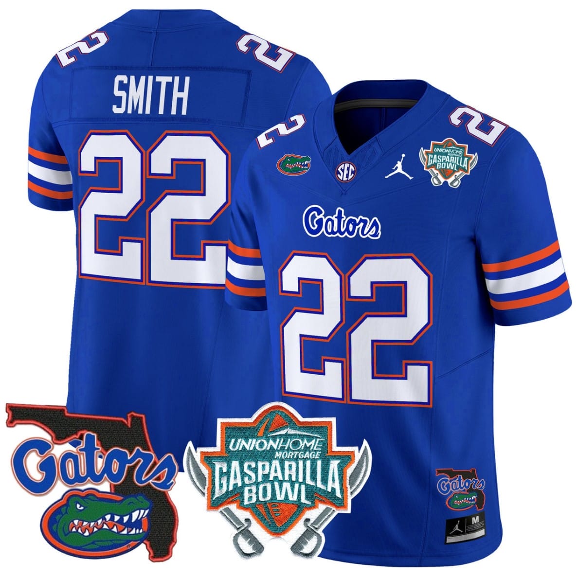Emmitt Smith Jersey #22 Florida Gators 2025 Gasparilla Bowl Patch Stitched Football 3 Emmitt Smith Jersey #22 Florida Gators 2025 Gasparilla Bowl Patch Stitched Football - Image 3