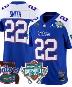 Emmitt Smith Jersey #22 Florida Gators 2025 Gasparilla Bowl Patch Stitched Football 9 EFQXJ7S
