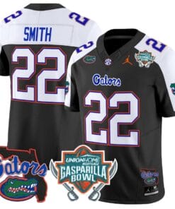 Emmitt Smith Jersey #22 Florida Gators 2025 Gasparilla Bowl Patch Stitched Football