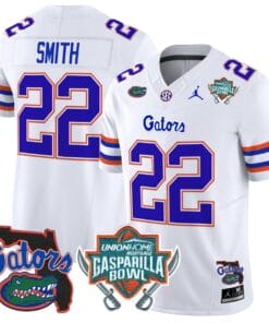 Alternative view of Emmitt Smith Jersey #22 Florida Gators 2025 Gasparilla Bowl Patch Stitched Football