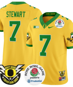Evan Stewart Jersey #7 Oregon Ducks 2024 Rose Bowl Stitched Football 9 EYDNM7Z