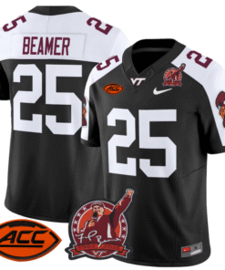 Frank Beamer Jersey #25 Virginia Tech Hokies Coach Frank Beamer Stitched Football