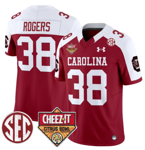 George Rogers Jersey #38 South Carolina Gamecocks Cheez-It Citrus Bowl Stitched Football - Image 4