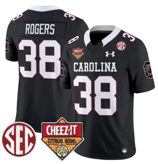George Rogers Jersey #38 South Carolina Gamecocks Cheez-It Citrus Bowl Stitched Football - Image 5