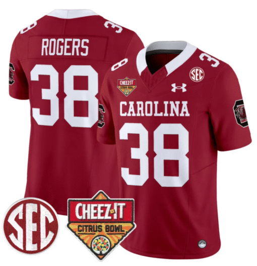 George Rogers Jersey #38 South Carolina Gamecocks Cheez-It Citrus Bowl Stitched Football - Image 3