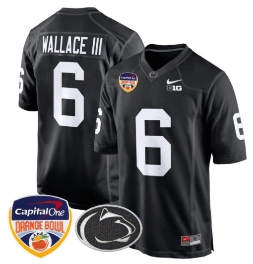 Harrison Wallace III Jersey #6 Custom Penn State Orange Bowl Stitched Football - Image 4