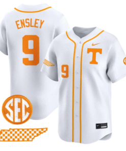 Alternative view of Hunter Ensley Jersey #9 Tennessee Vols 2025 Premier Limited Stitched Baseball