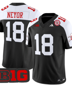 Isaiah Neyor Jersey #18 Nebraska Cornhuskers 2024 Vapor V2 Stitched Football