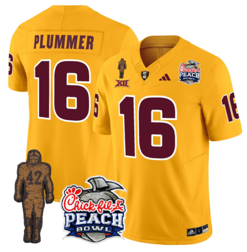 Jake Plummer Jersey #16 Arizona State Peach Bowl Patch Stitched Football - Image 5