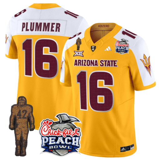 Jake Plummer Jersey #16 Arizona State Peach Bowl Patch Stitched Football - Image 12