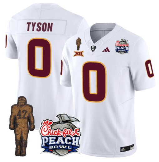 Jordyn Tyson Jersey #0 Arizona State Peach Bowl Patch Stitched Football - Image 11