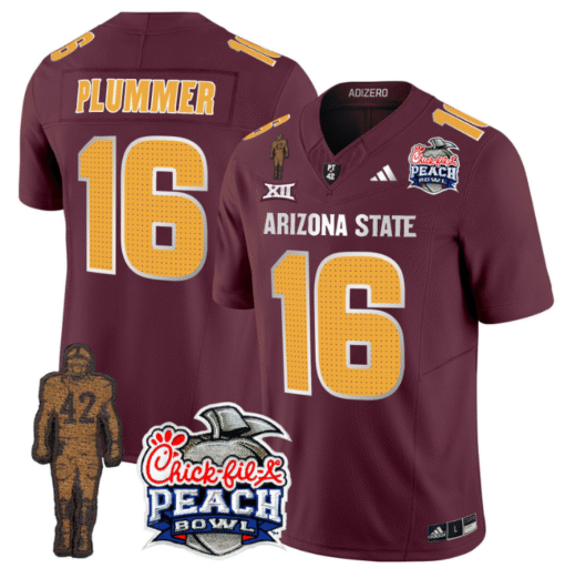 Jake Plummer Jersey #16 Arizona State Peach Bowl Patch Stitched Football - Image 8