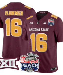 Alternative view of Jake Plummer Jersey #16 Arizona State Sun Devils 2025 Peach Bowl Stitched Football