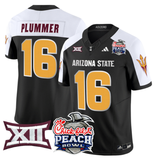 Jake Plummer Jersey #16 Arizona State Sun Devils 2025 Peach Bowl Stitched Football
