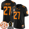 Jermod McCoy Jersey #27 Tennessee Vols Playoff First Round Patch Stitched Football