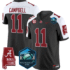 Jihaad Campbell Jersey #11 Alabama Crimson Tide 2025 ReliaQuest Bowl Stitched Football
