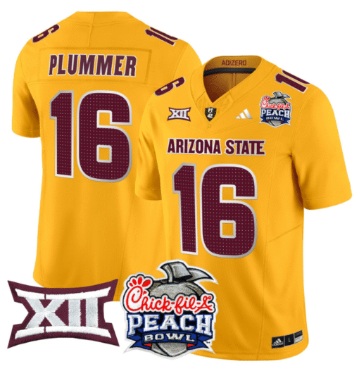 Jake Plummer Jersey #16 Arizona State Sun Devils 2025 Peach Bowl Stitched Football - Image 4
