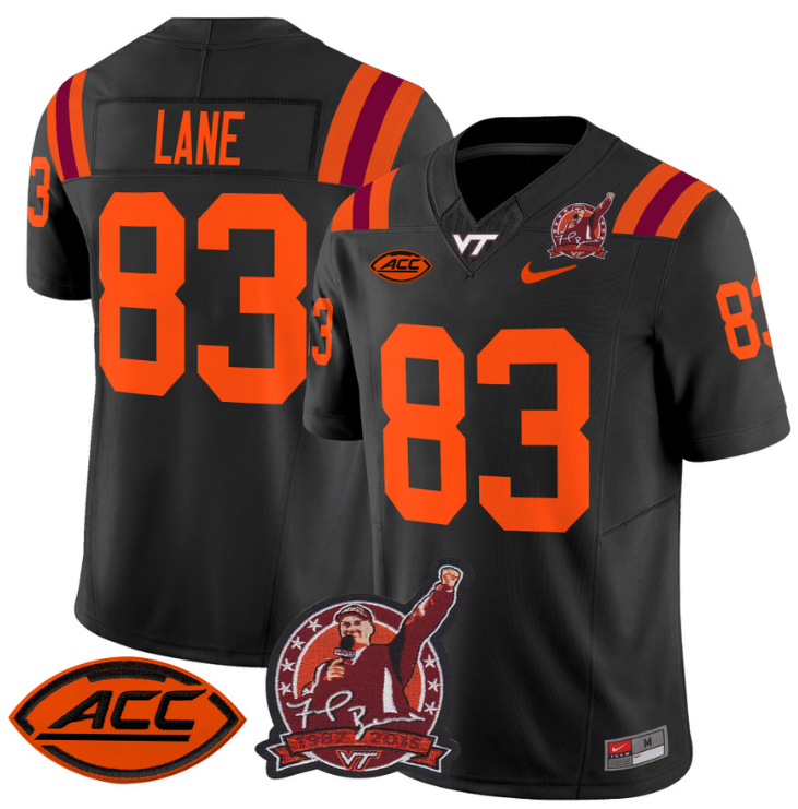 Jaylin Lane Jersey #83 Virginia Tech Hokies Coach Frank Beamer Stitched Football 6 Jaylin Lane Jersey #83 Virginia Tech Hokies Coach Frank Beamer Stitched Football - Image 6
