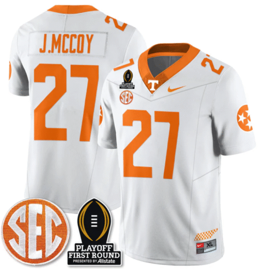 Jermod McCoy Jersey #27 Tennessee Vols Playoff First Round Patch Stitched Football - Image 6