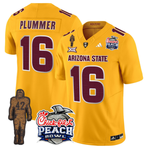 Jake Plummer Jersey #16 Arizona State Peach Bowl Patch Stitched Football - Image 11